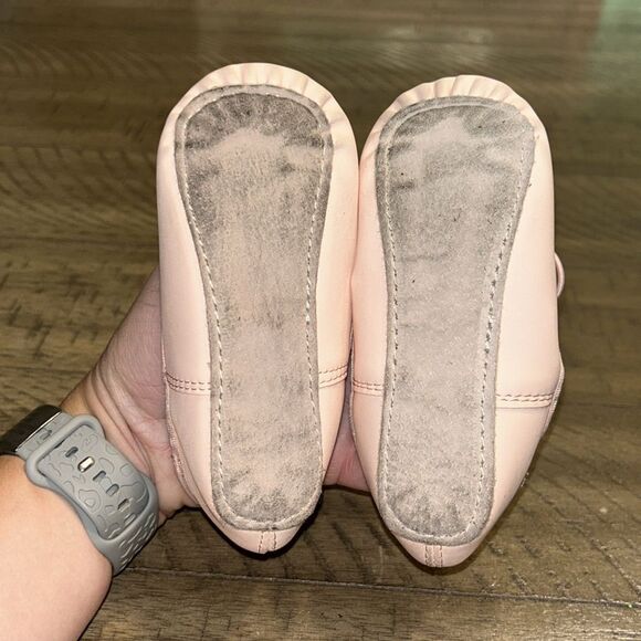 Danskin Light Pink Kids Dance Slippers - Picture 3 of 7